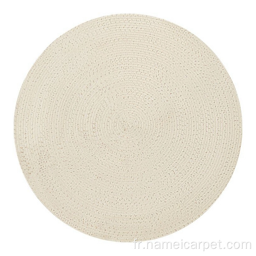 Tapis rond de patio PP imperméable